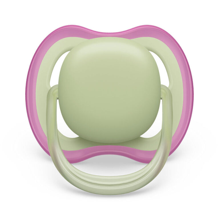 Avent Ultra Air Pacifier 0-6m lilac/ green 2pk