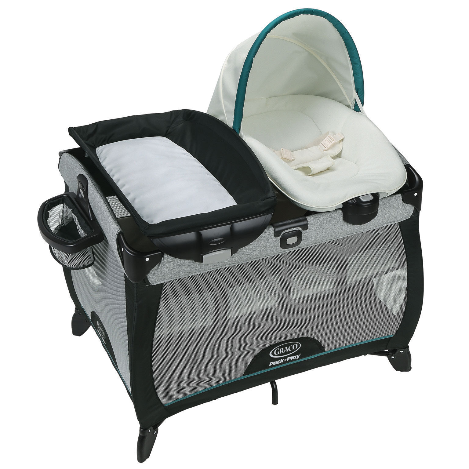 Graco Pack n Play Quick Connect Portable Lounger Playard Darcie