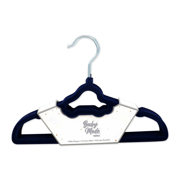 Baby Mode Signature Blue Car Hanger: Set of 6