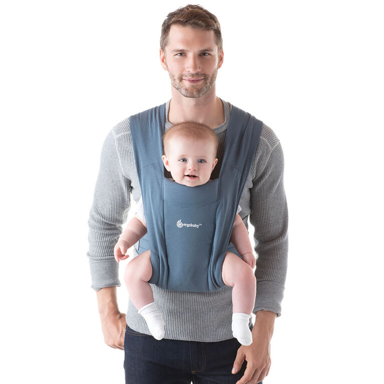 Ergobaby Embrace Cozy Newborn Carrier - Oxford Blue