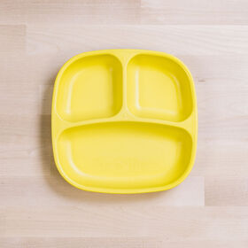 Re-Play Divided Plate - Yellow