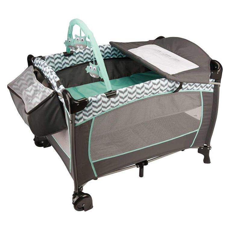 Evenflo Portable Babysuite Playard Spearmint Spree Babies R Us Canada