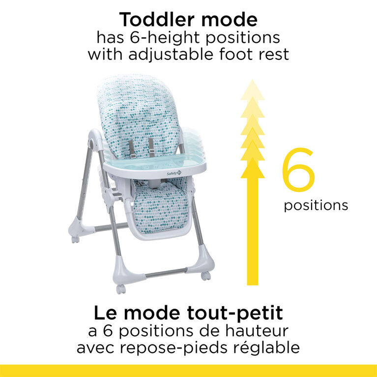 Grow And Go High Chair 3 In 1 - Raindrop