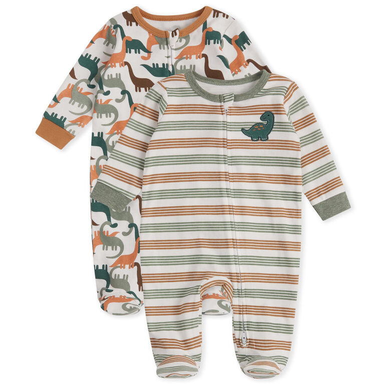 Koala Baby 2-Pack Sleep And  Play Sage 