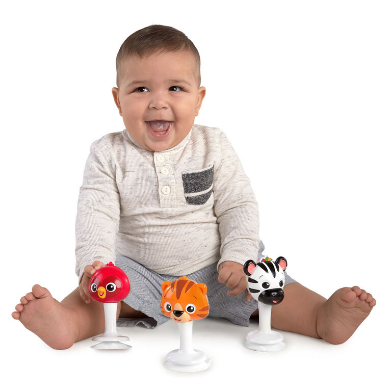 Rattle & Jingle Trio Take-Along Toy Musical Rattle Set