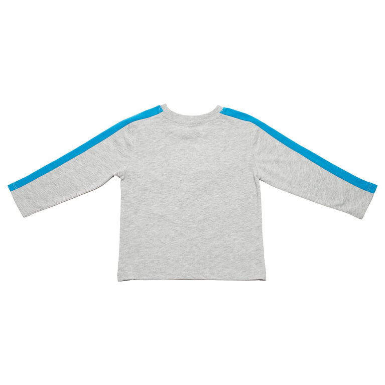 Cocomelon - Long Sleeve - Grey Heather & Blue  - Size 4T - Toys R Us Exclusive