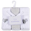 Koala Baby - 6-Pack Baby Washcloths - Brown & White Bear