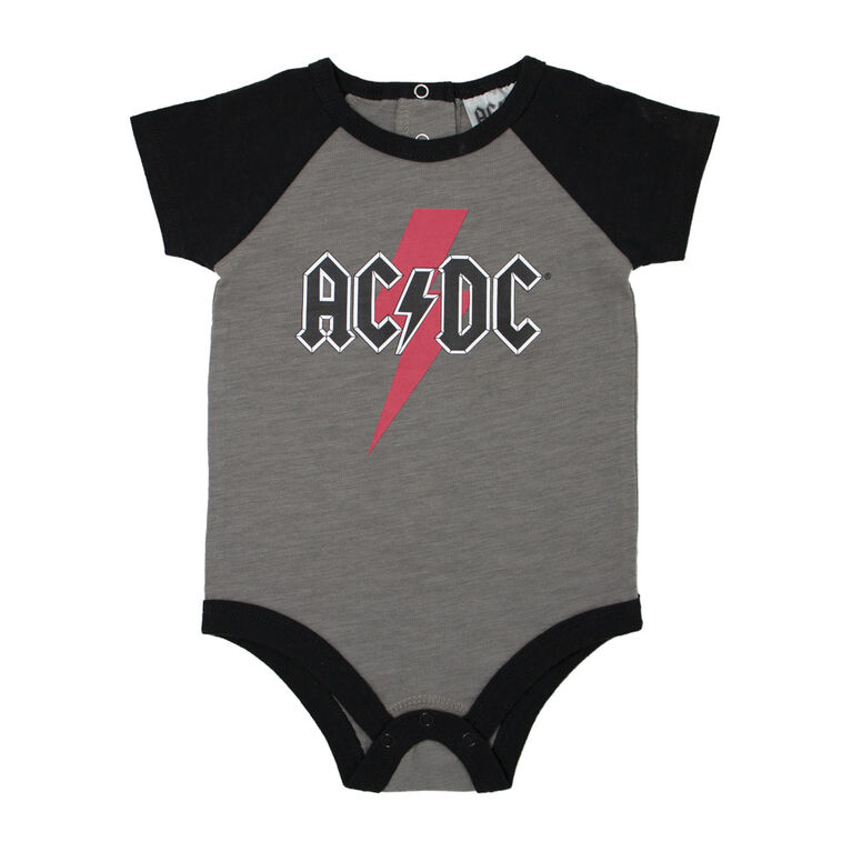 AC/DC Cache couche en tricot Gris 12 mois