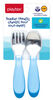 Playtex - Comfort Mealtime Fork & Spoon - Blue, Styles May Vary