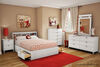 South Shore Barras Full Storage Bed - Pure White