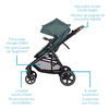 Maxi Cosi Zelia Max 5-in-1 Modular Travel System - Essential Green