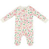 earth by art & eden - Alexa Ruffle Coverall - Whisper White Multi, 3 Months