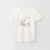 little styler graphic tee, 12-18m - cream
