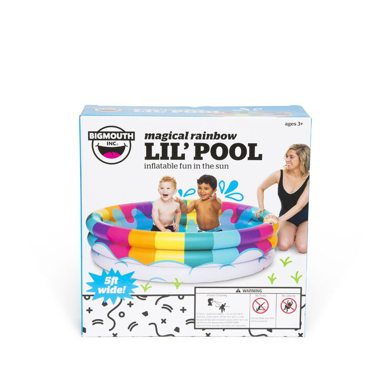 Big Mouth Rainbow Kiddie Pool - English Edition