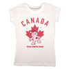 Canada Day Bear Short Sleeve Tee - Blanc - 4T