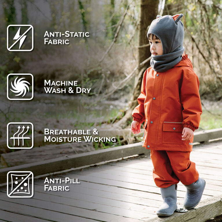 Kids Fleece Animal Hats | Grey Fox Kids Fleece Animal Hats | Grey Fox