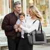 Skip Hop Madison Square Diaper Tote - Black/White Mini Grid