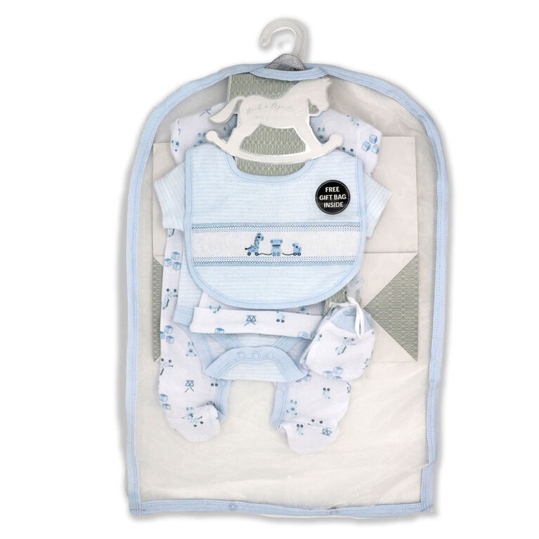 rock un bébé au revoir 5 Boîte à jouets pièce bleu Nouveau-né