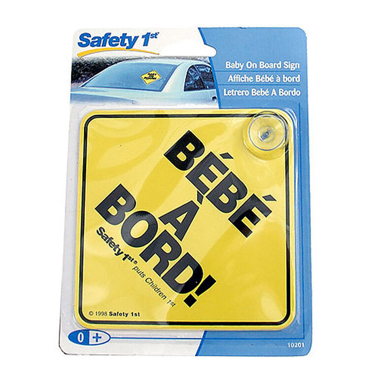 Safety 1st Baby On Board Sign - French