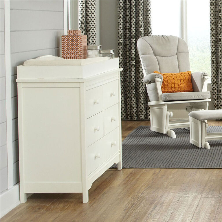 Eddie Bauer Langley 6 Drawer Dresser White Babies R Us Canada