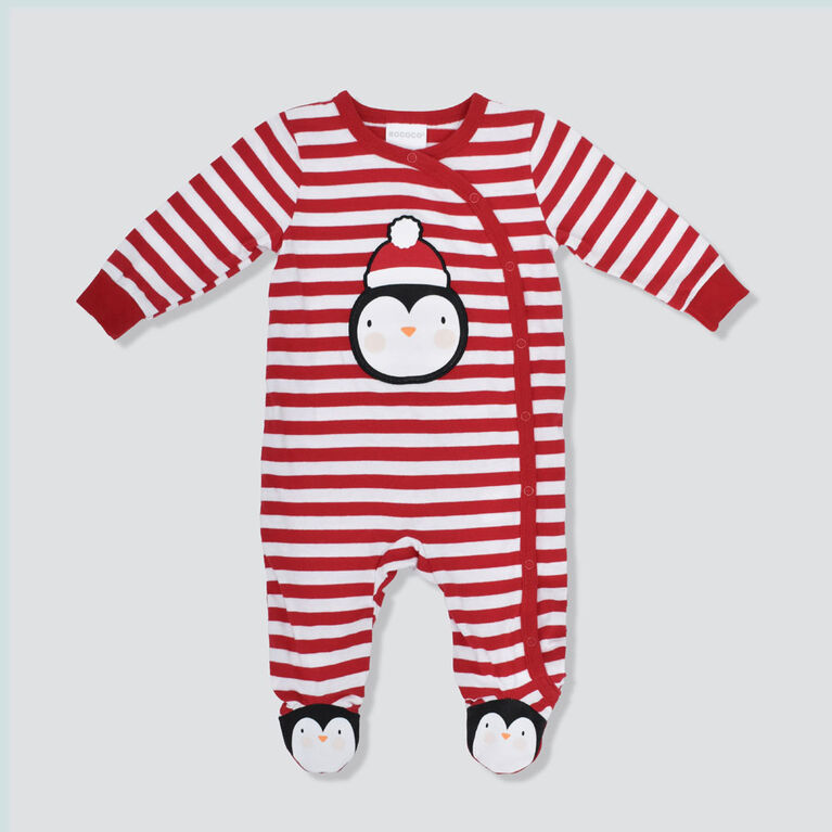 Rococo Holiday Sleeper  Red 0/3M