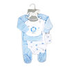 Rock a Bye Baby Blue Lion Velour 5 Piece Gift Set