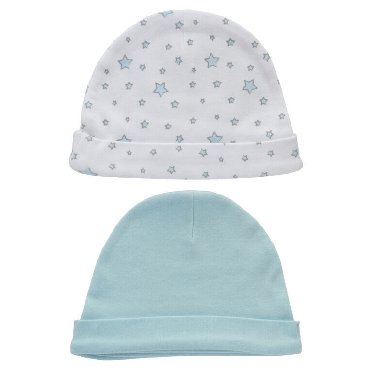 Koala Baby 2-Pack Hat Set - Blue Star
