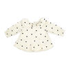 Baby Mode 3 Piece Legging and Headband Set: Cream Heart 6M