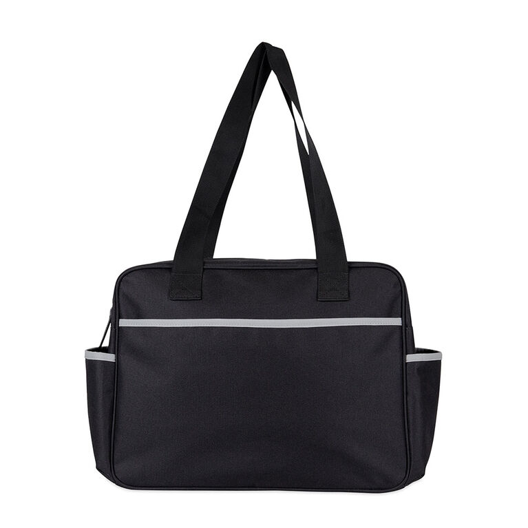 Eddie Bauer Gotham Duffle Diaper Bag - Black