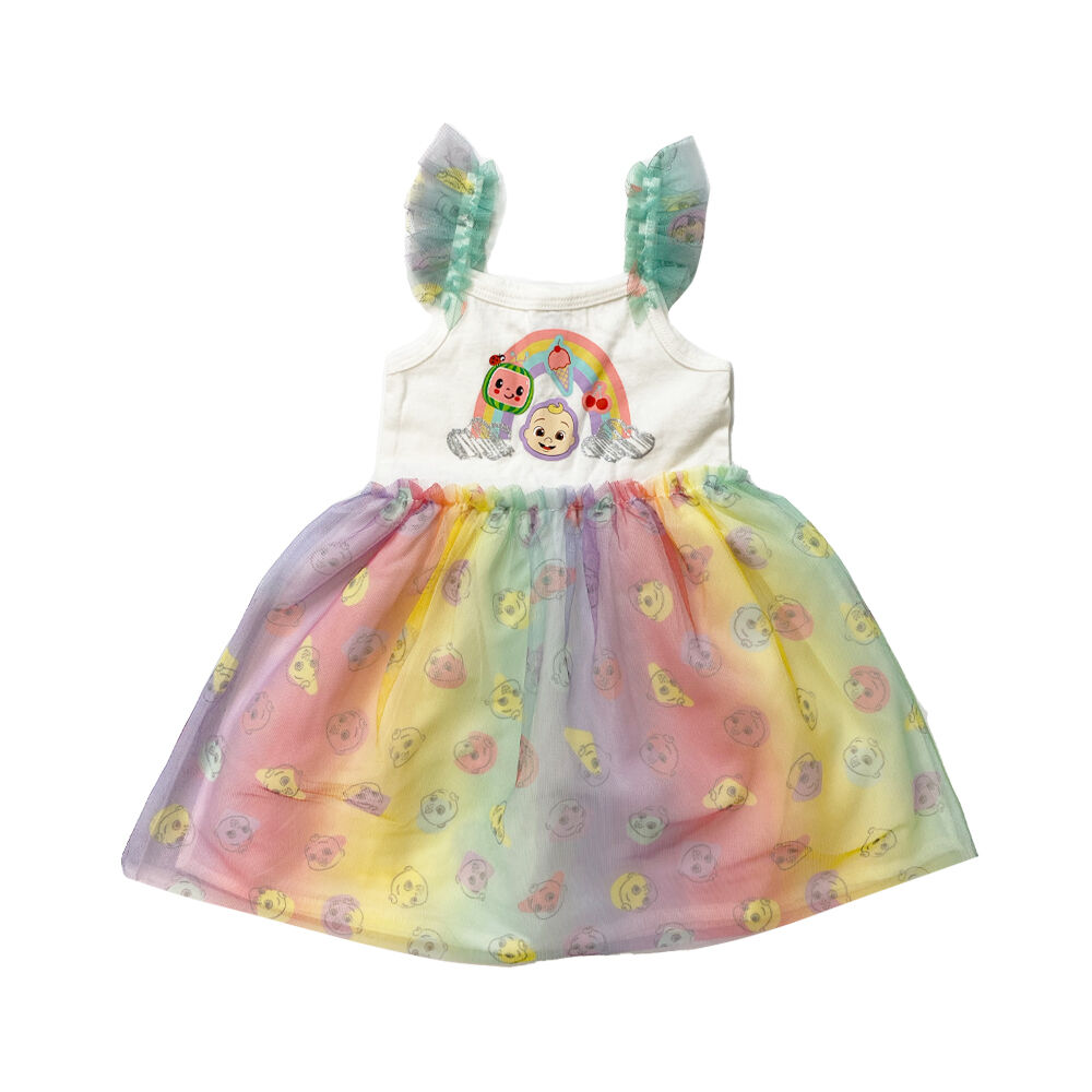 CoComelon CoComelon Treats Glitter Dress Rainbow Size 3 6M Toys R Us Exclusive