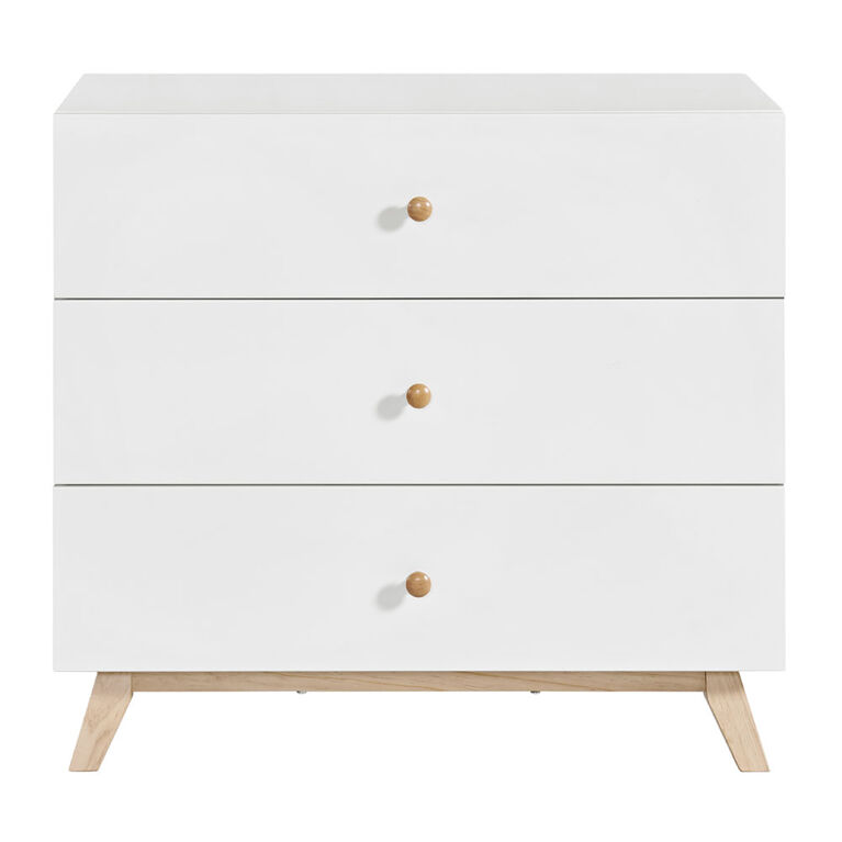 Visby 3 Drawer Dresser  White / Natural - R Exclusive