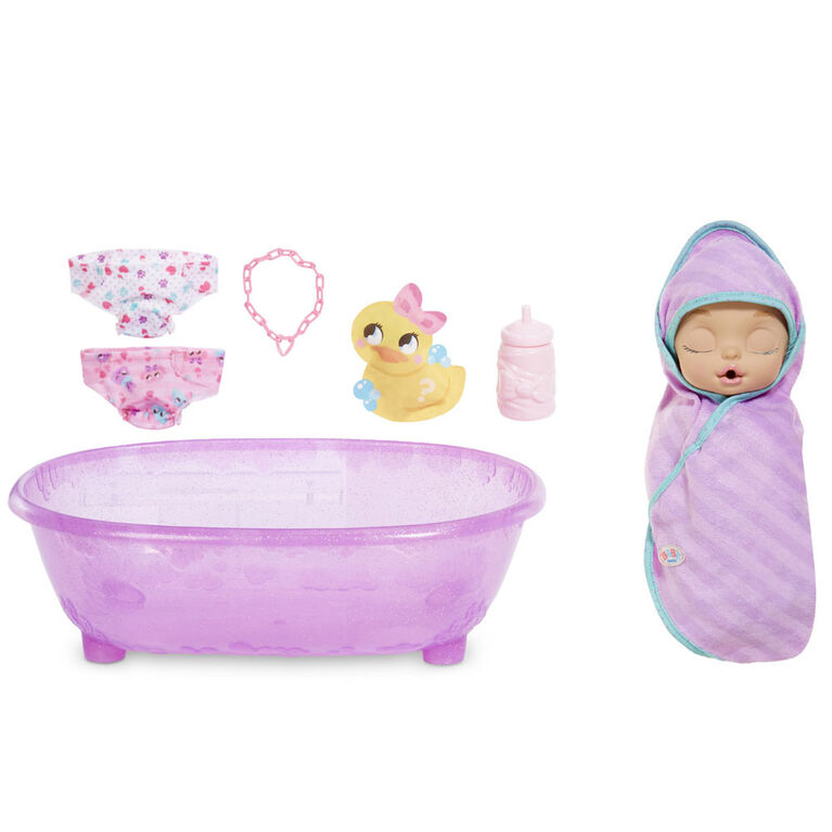 Baby Born Surprise Bathtub Surprise Purple Swaddle Princess Toys R Us