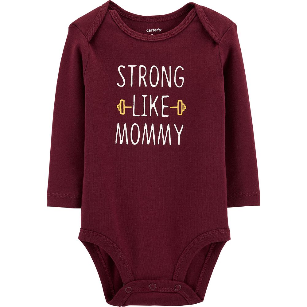 Burgundy baby onesie sale