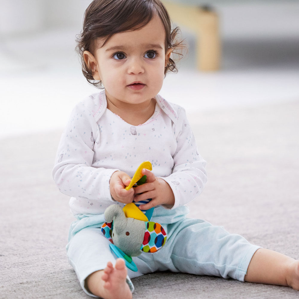 bandana buddies chime & teethe toy