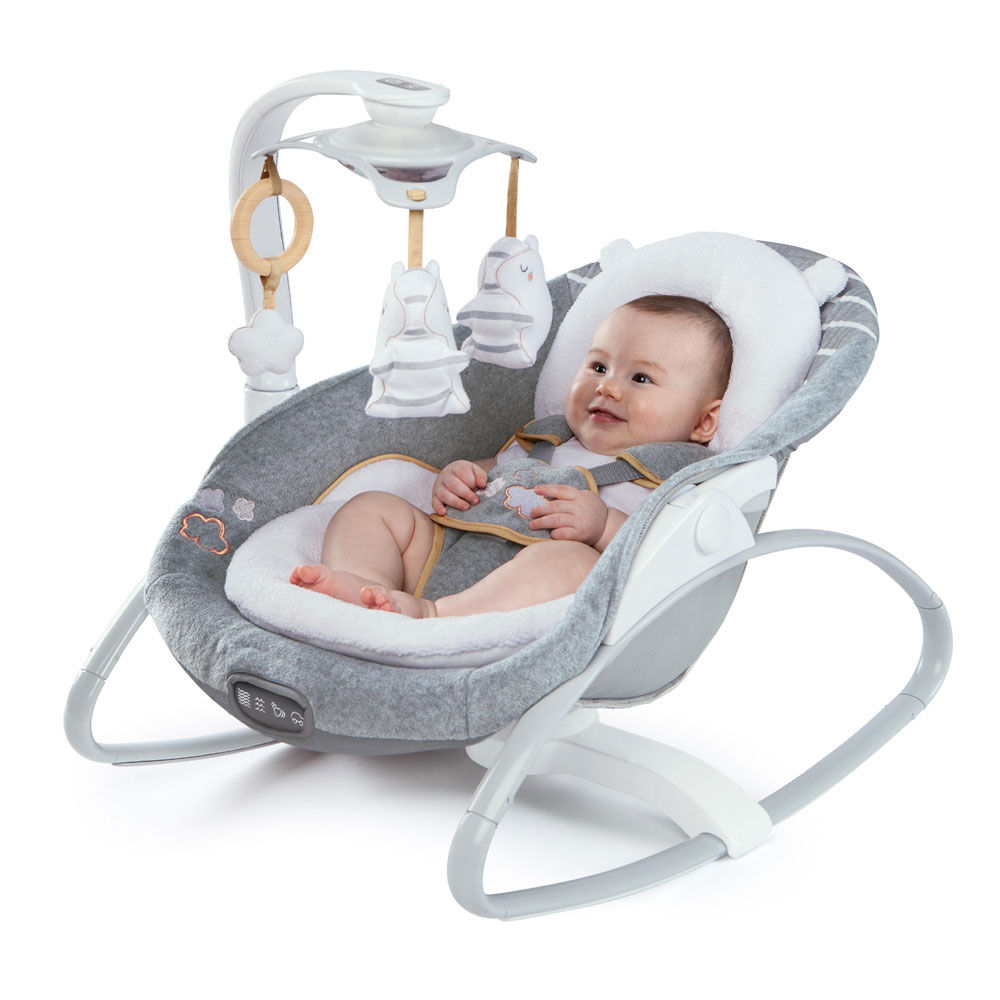 Ingenuity Boutique Collection SmartSize Gliding Swing Rocker Bella Teddy