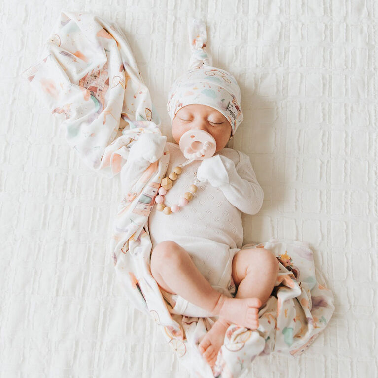 Copper Pearl Knit Swaddle Blanket Enchanted One Size