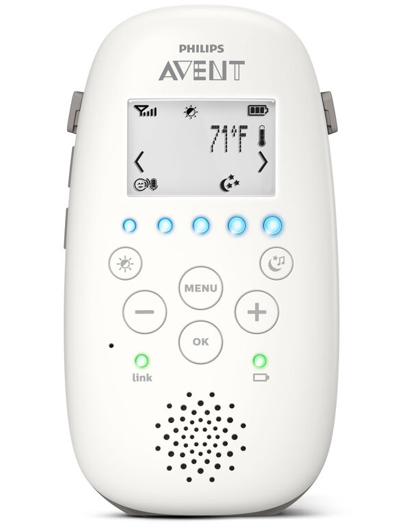 Philips Avent High Level DECT Audio Baby Monitor with Starry Night Projector