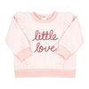 Baby Mode Ensemble de jogging matelassé 3 pièces :Petit Amour Rose 6-9M