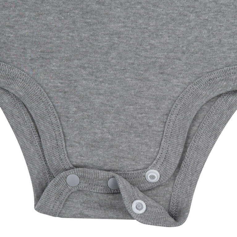 Nike 3 Pack Long Sleeve Bodysuit - Grey