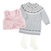 Lily & Jack 3 Pièces Ensemble de robe tricot- 12-18m