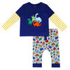 earth by art & eden - Zach Pant 2 Piece Set - Blueprint, 9 Months