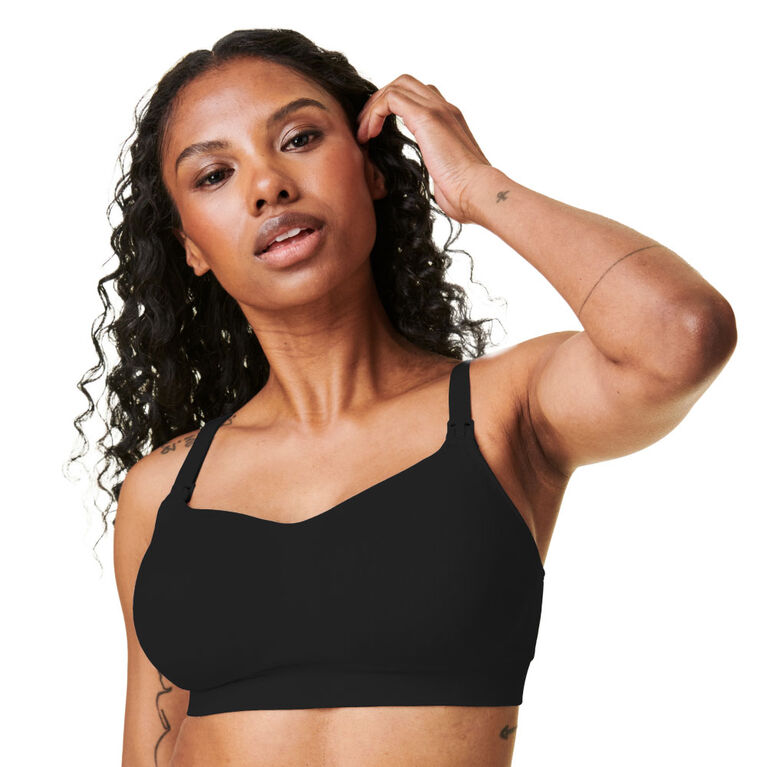 Bravado! Designs Soutien-gorge balconnet pour la maternité et l’allaitement Intrigue, Noir, Très grande