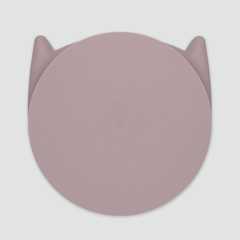 Silikitty Mess-free silicone plate Rose