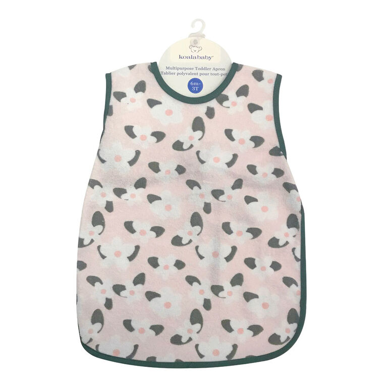 Koala Baby - 1 Pack Toddler Apron Pink Zen Flowers