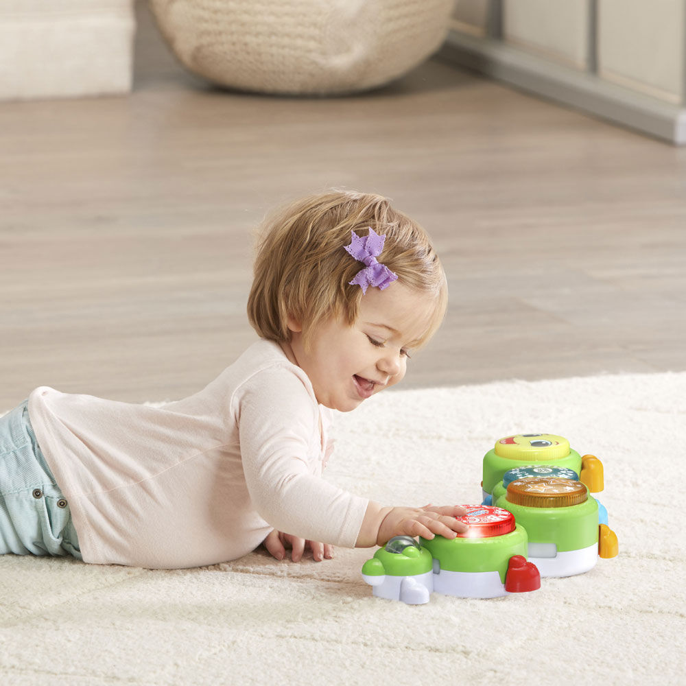 Leapfrog learn and store groove caterpillar drums