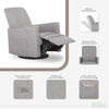 Dream On Me Harlow Electric Glider Light Grey