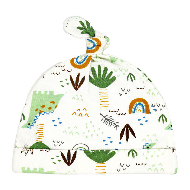 Sterling Baby 3 Piece Footed Set: Green Dinosaur NB