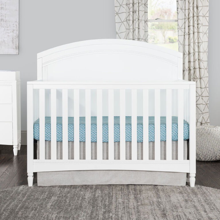 Child Craft Stella 4-in-1 Convertible Crib, Matte White