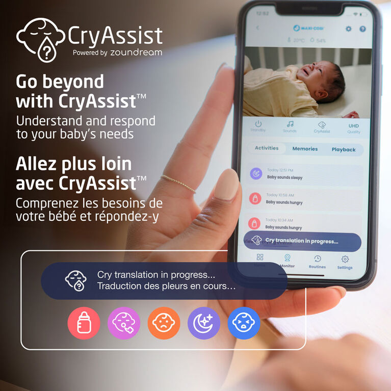 Maxi-Cosi See Pro 360° Baby Monitor & Parent Unit With CryAssist Technology