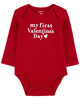 Carter's My First Valentine's Day Bodysuit Red  6M